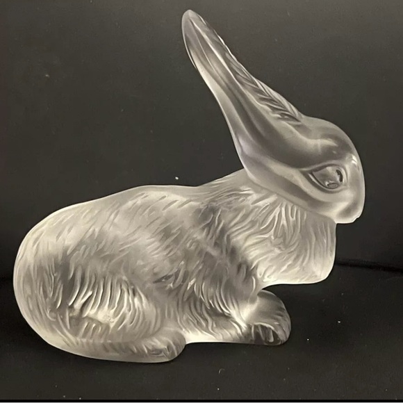 Lalique Crystal Lapin Cesar Bunny Rabbit